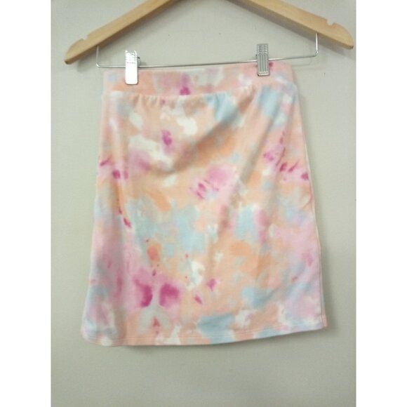 Junior's SO Brand Peach and Pink Mini Skirt Size Small - Picture 2 of 4
